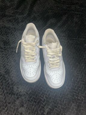 Nike court vision whisper gum Cream Laces